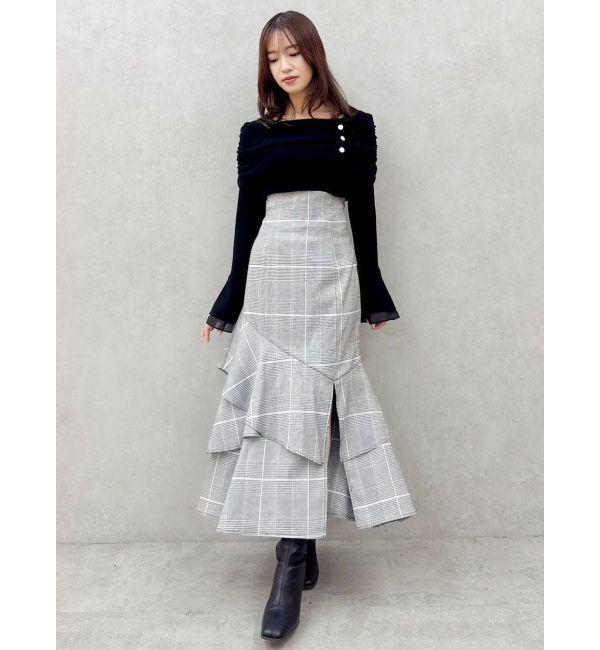 dazzlin「バックレースアップアシメマーメイドスカート」|スカート|