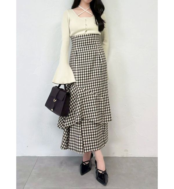 dazzlin「バックレースアップアシメマーメイドスカート」|スカート|