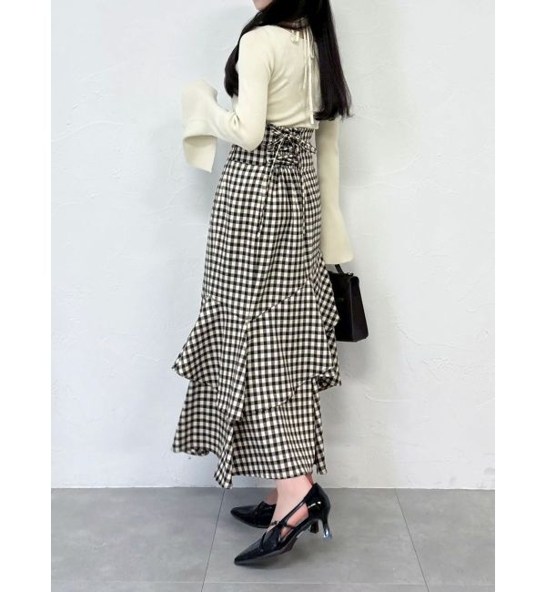 dazzlin「バックレースアップアシメマーメイドスカート」|スカート|