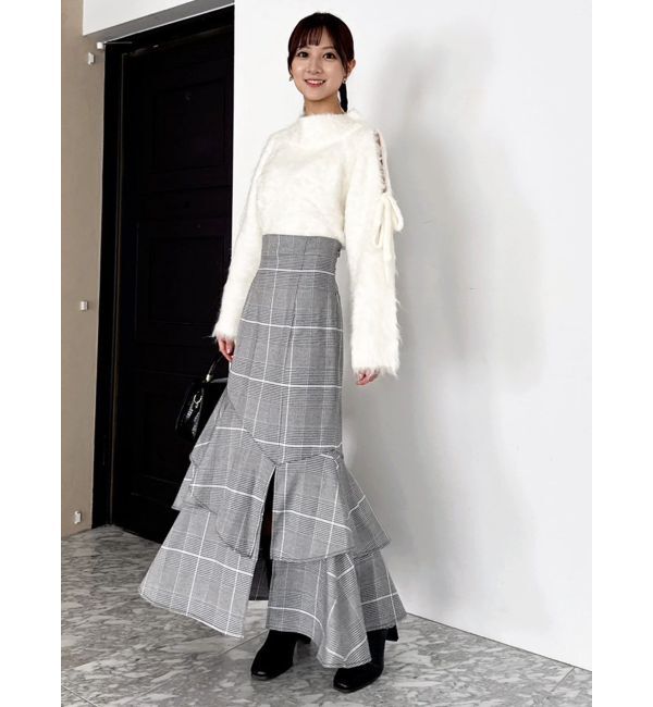 dazzlin「バックレースアップアシメマーメイドスカート」|スカート|