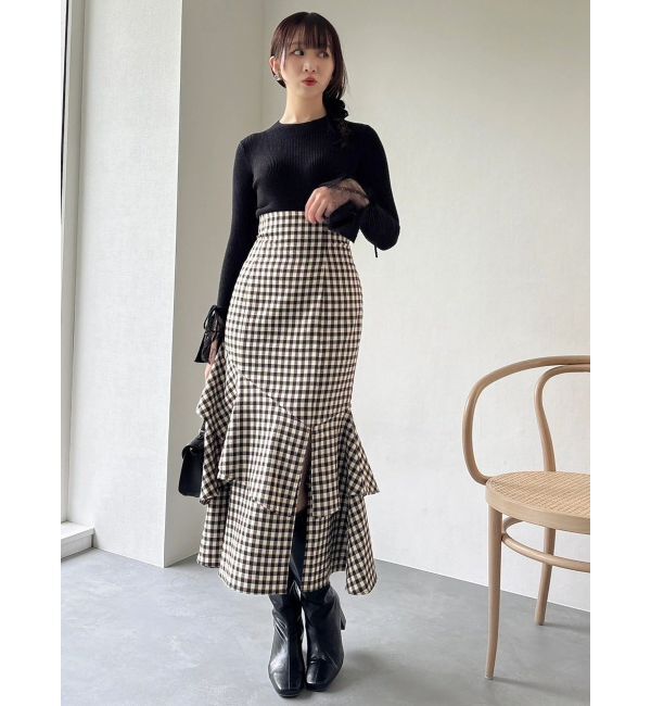 dazzlin「バックレースアップアシメマーメイドスカート」|スカート|