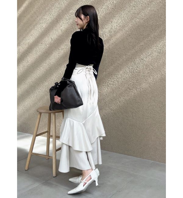 dazzlin「バックレースアップアシメマーメイドスカート」|スカート|