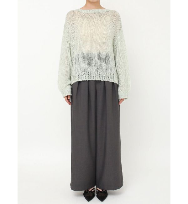 dazzlin「バックリボンスパンコールモヘアタッチニット」|ニット・セーター|