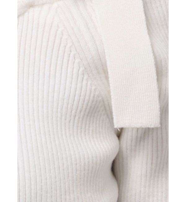dazzlin「【WEB限定】ショルダーリボンニットトップス」|ニット・セーター|