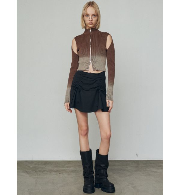 EMODA「ギャザーリボンフレアスカート」|スカート|