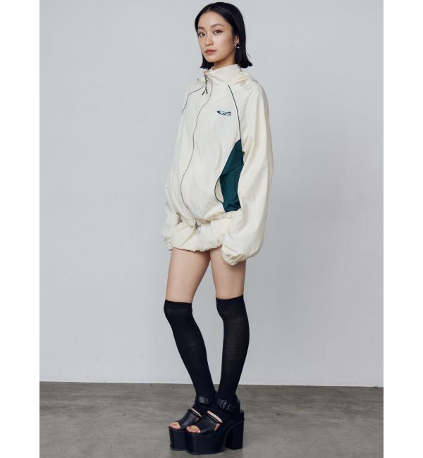 EMODA「ナイロンジップアップブルゾン」|ブルゾン・スタジャン|