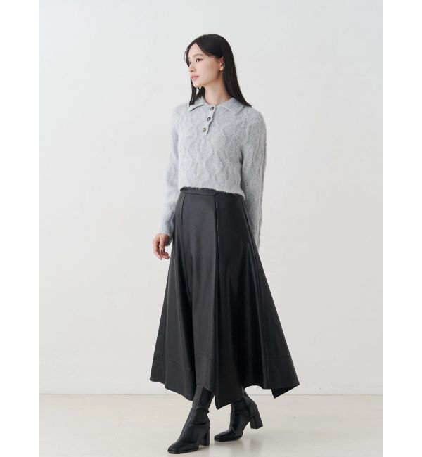 MERCURYDUO「ハンカチヘムフレアスカート」|スカート|