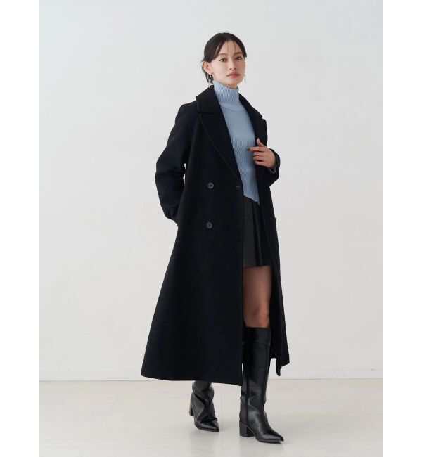 MERCURYDUO「【WEB限定カラーあり】ハイツイストアシメZIPニット」|ニット・セーター|