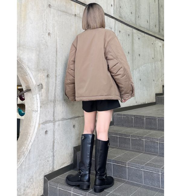 MURUA「パフィーデトロイトジャケット」|ブルゾン・スタジャン|