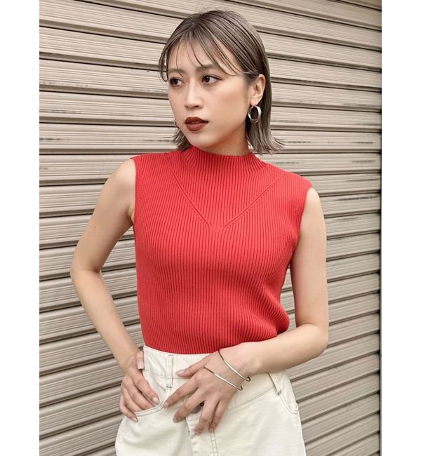 MURUA「ハイネックノースリーブニット」|ニット・セーター|