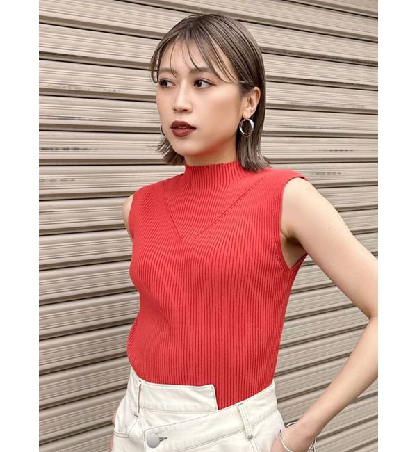 MURUA「ハイネックノースリーブニット」|ニット・セーター|