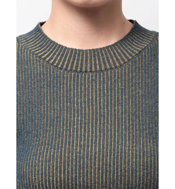 MURUA「メランジバイカラーリブニット」|ニット・セーター|