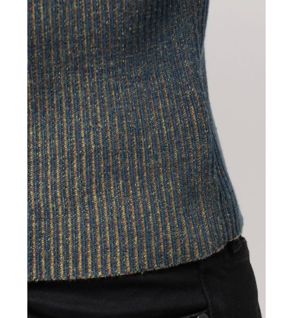 MURUA「メランジバイカラーリブニット」|ニット・セーター|