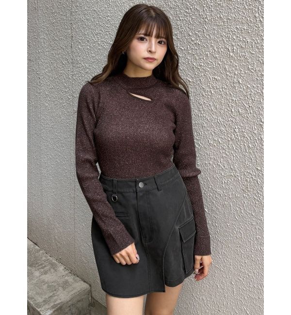 MURUA「クロスリブニット」|ニット・セーター|
