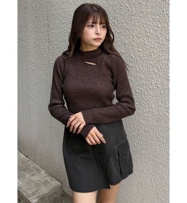 MURUA「クロスリブニット」|ニット・セーター|