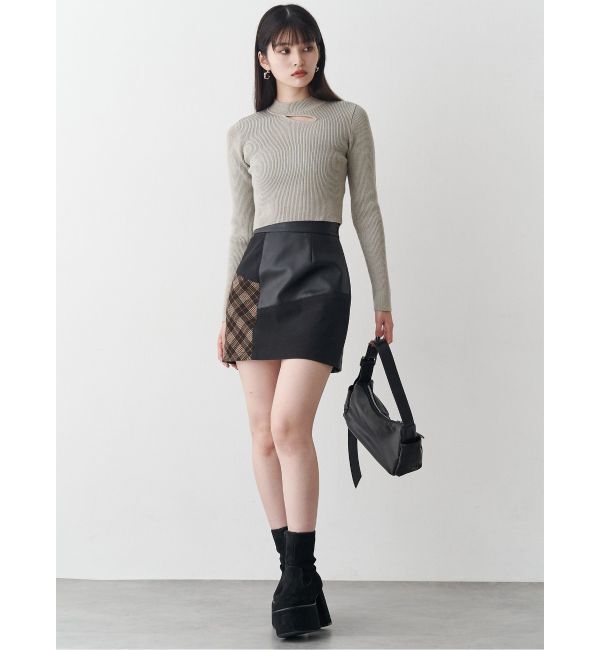 MURUA「クロスリブニット」|ニット・セーター|