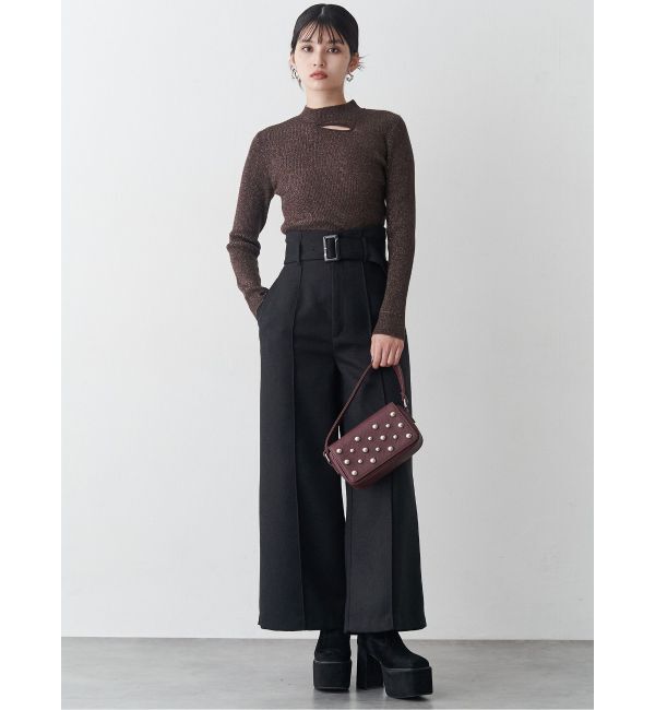 MURUA「クロスリブニット」|ニット・セーター|