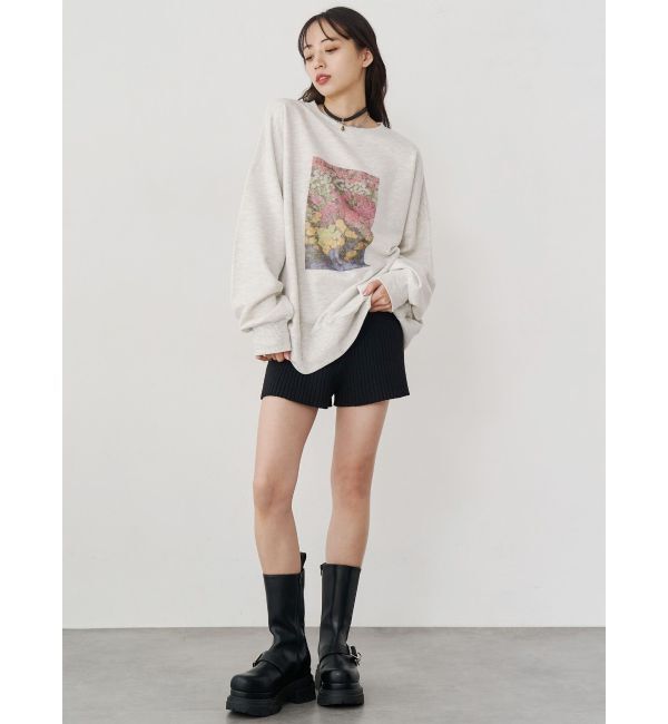 MURUA「フラワールーズスウェット」|スウェット・ジャージ|