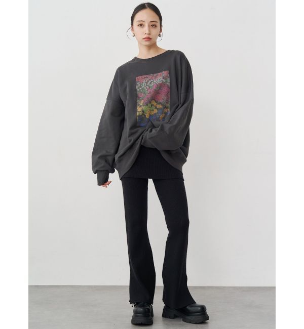 MURUA「フラワールーズスウェット」|スウェット・ジャージ|