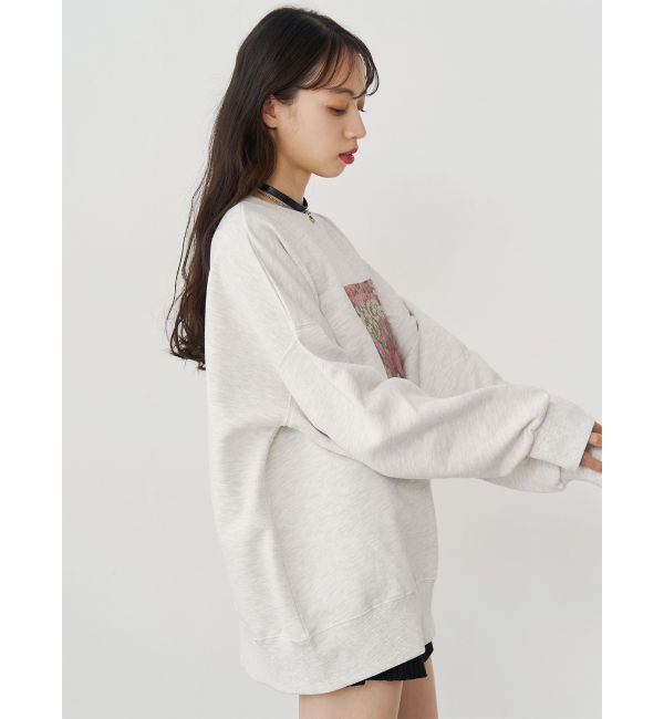 MURUA「フラワールーズスウェット」|スウェット・ジャージ|