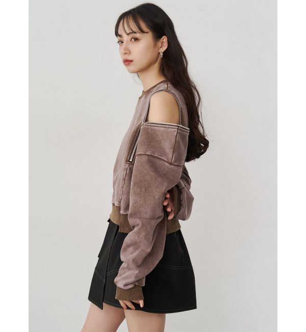 MURUA「2WAYジップスウェット」|スウェット・ジャージ|