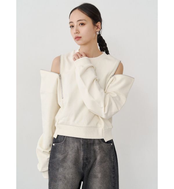 MURUA「2WAYジップスウェット」|スウェット・ジャージ|