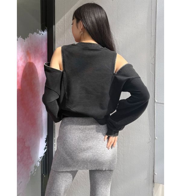 MURUA「2WAYジップスウェット」|スウェット・ジャージ|