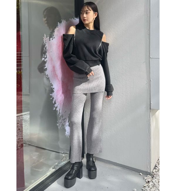 MURUA「2WAYジップスウェット」|スウェット・ジャージ|