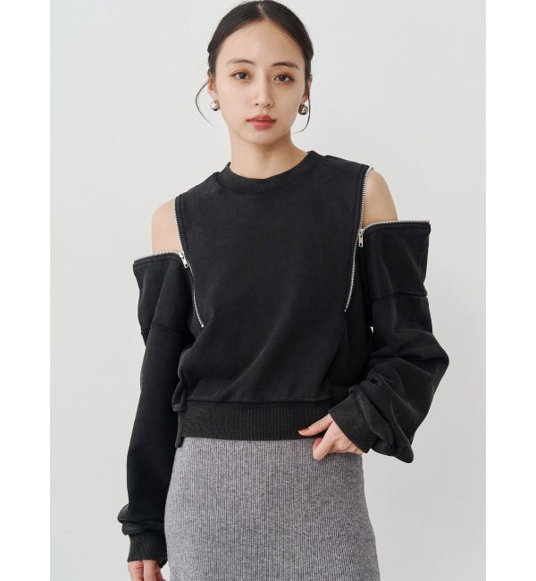 MURUA「2WAYジップスウェット」|スウェット・ジャージ|