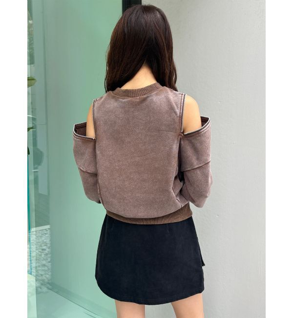 MURUA「2WAYジップスウェット」|スウェット・ジャージ|