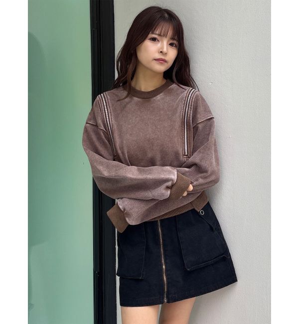 MURUA「2WAYジップスウェット」|スウェット・ジャージ|