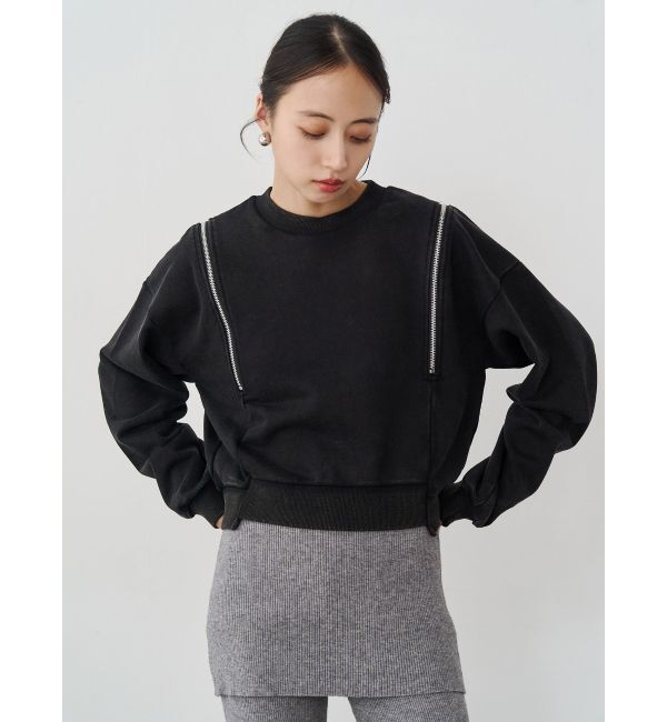 MURUA「2WAYジップスウェット」|スウェット・ジャージ|