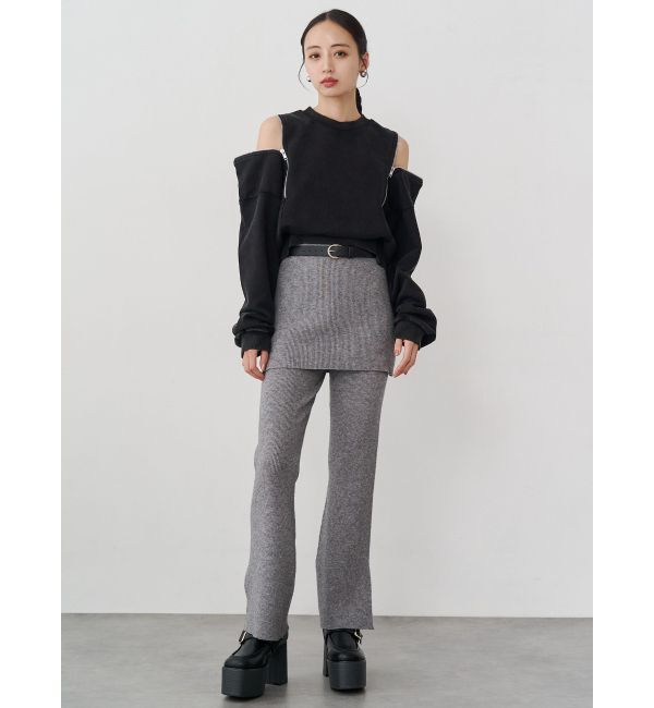 MURUA「2WAYジップスウェット」|スウェット・ジャージ|