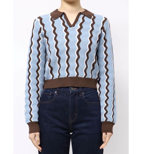 MURUA「ウェーブパターンリブニット」|ニット・セーター|