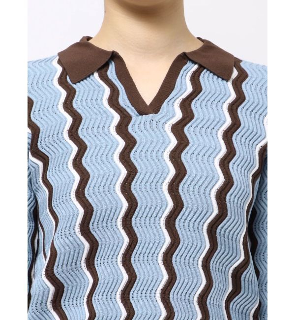 MURUA「ウェーブパターンリブニット」|ニット・セーター|