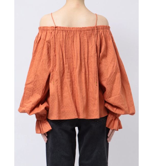 Ungrid「オフショルギャザーボリュームブラウス」|シャツ・ブラウス|