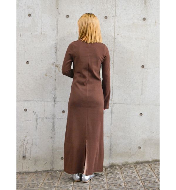 Ungrid「【WEB限定】フレアスリーブテレコフィットワンピース」|ワンピース|