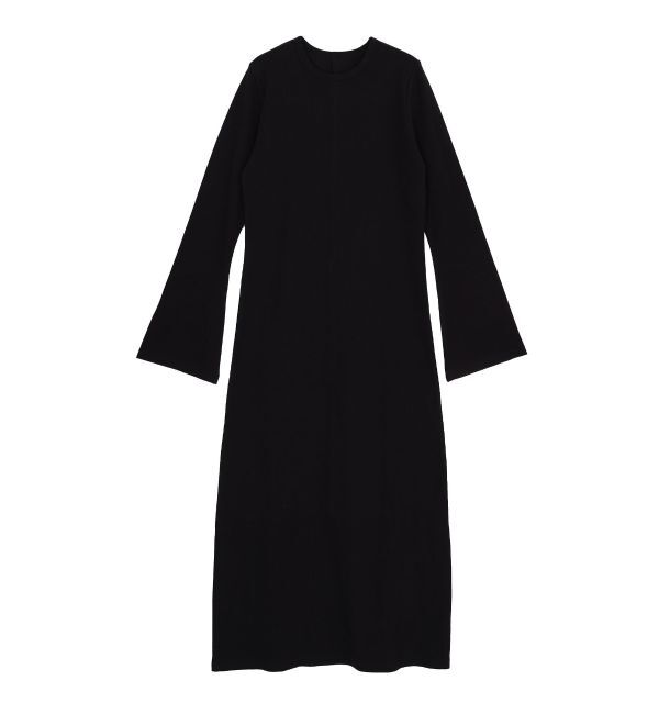 Ungrid「【WEB限定】フレアスリーブテレコフィットワンピース」|ワンピース|