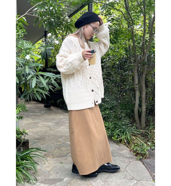 Ungrid「【WEB限定】フレアスリーブテレコフィットワンピース」|ワンピース|