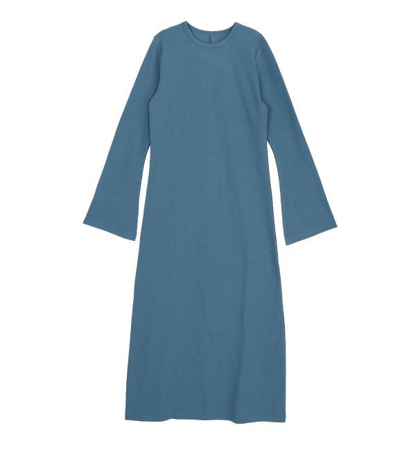 Ungrid「【WEB限定】フレアスリーブテレコフィットワンピース」|ワンピース|