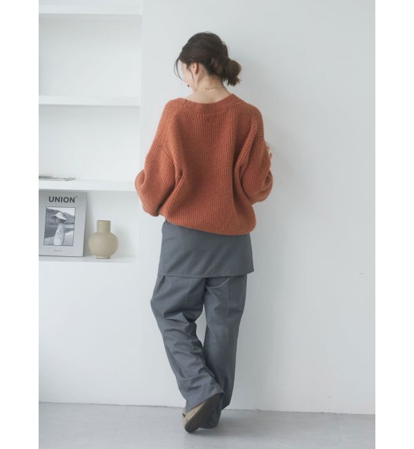 Ungrid「深Ｖネックルーズニット」|ニット・セーター|