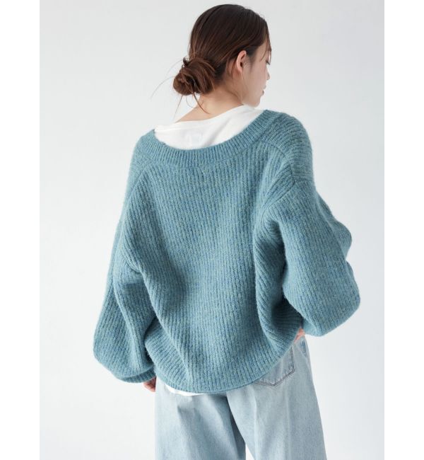 Ungrid「深Ｖネックルーズニット」|ニット・セーター|