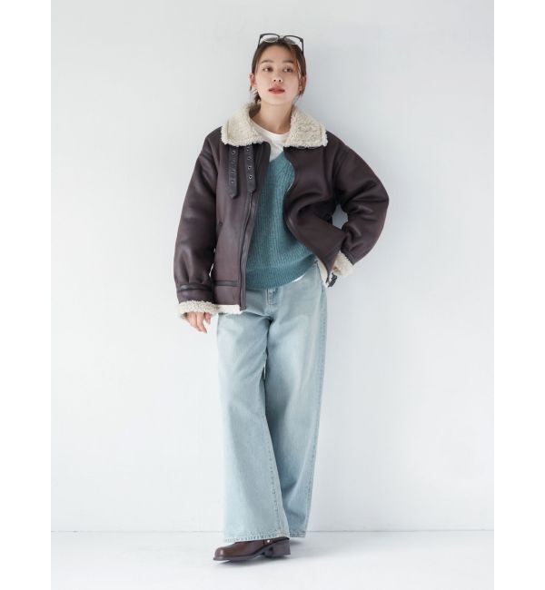 Ungrid「深Ｖネックルーズニット」|ニット・セーター|