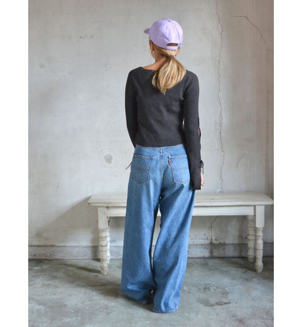 Ungrid「【WEB限定】スリーブデザインリボンニット」|ニット・セーター|