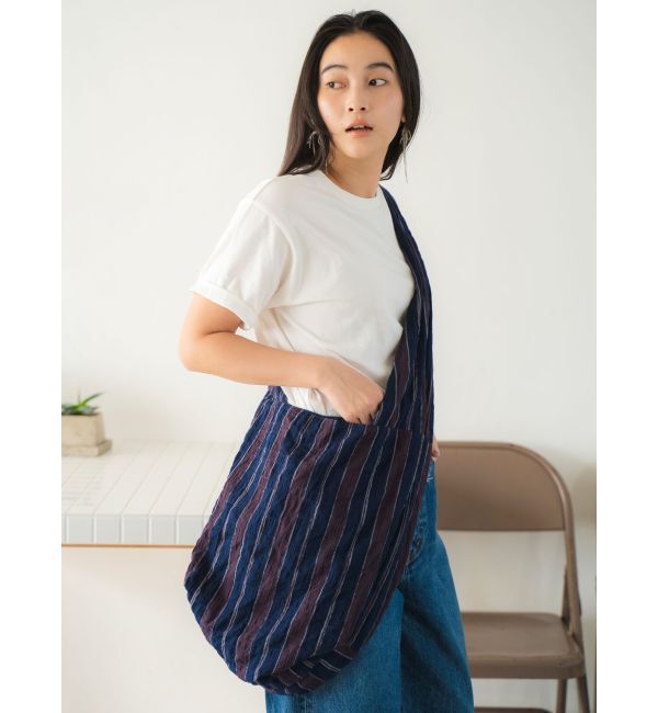 Ungrid「ストライプショルダーバッグ」|ショルダー・メッセンジャー|