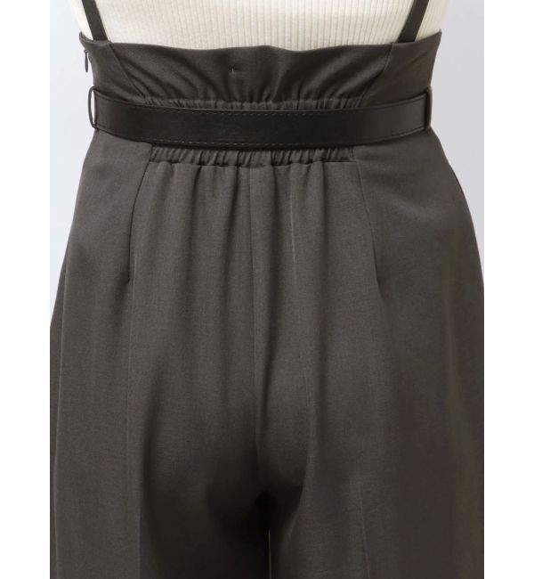 LAGUNAMOON「バイカラーベルトサスペンダーパンツ」|その他|