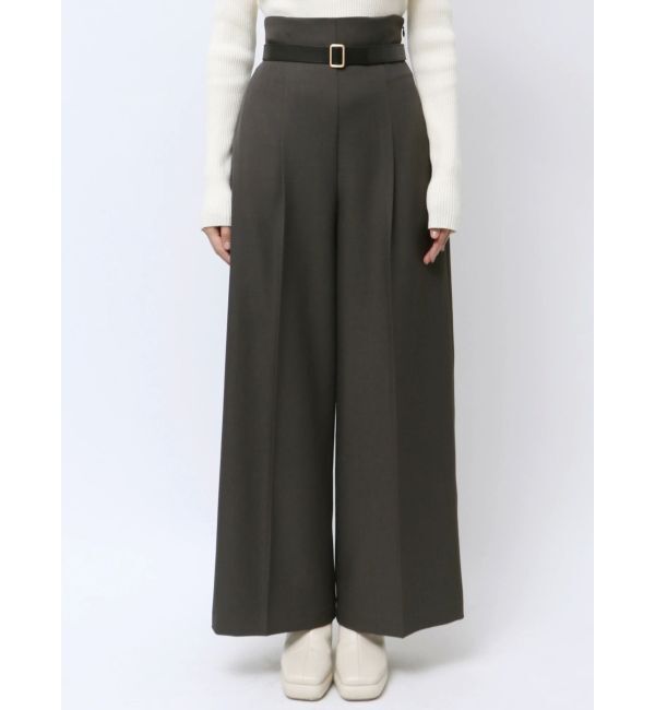 LAGUNAMOON「バイカラーベルトサスペンダーパンツ」|その他|