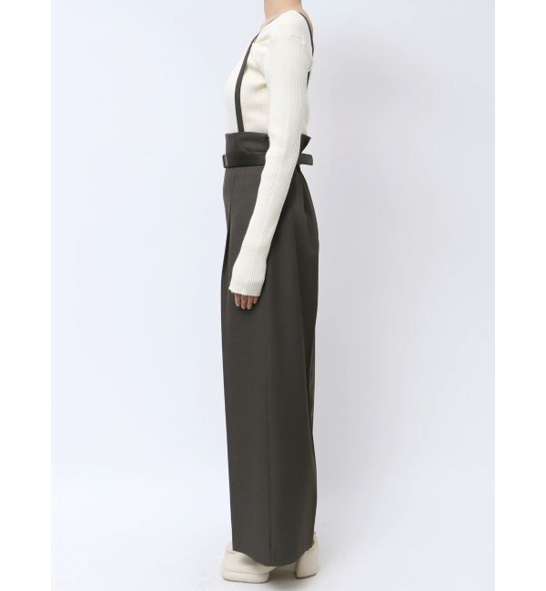 LAGUNAMOON「バイカラーベルトサスペンダーパンツ」|その他|