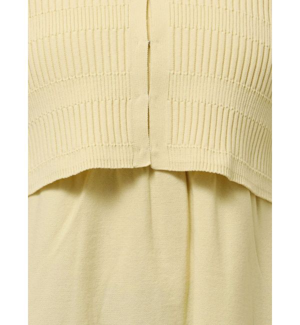 LAGUNAMOON「カラーカーデフォルムニットワンピース」|ワンピース|