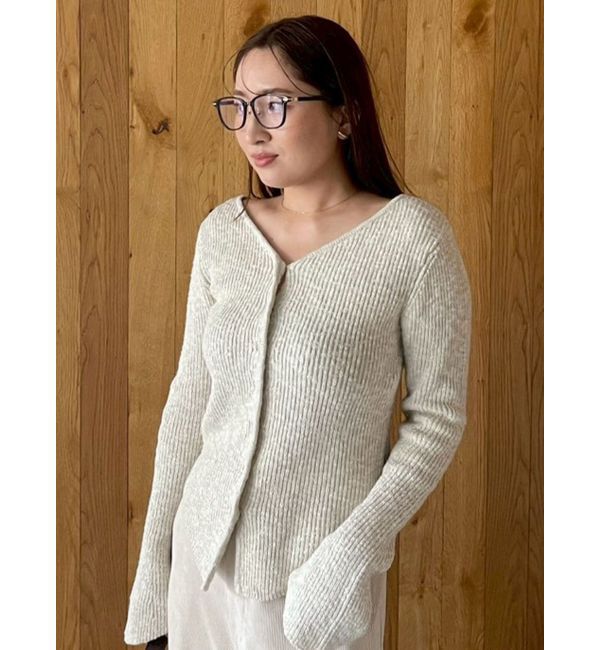 LAGUNAMOON「ボタンデザインニットカーデプルオーバー」|ニット・セーター|
